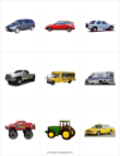 Vehicle Flash Cards