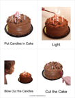 Birthday Cake Photo Cards