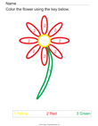 Color the Flower