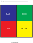Color Block Cards