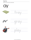 "ay" Words