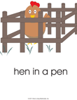 Hen in a Pen