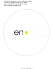 Word Wheel with "en" Words