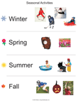 Seasons and Activies