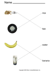 Food Word Matching