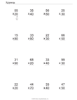 Two Digit Multiplication With Regrouping