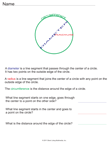 Parts of a Circle