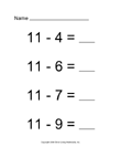 Horizontal Subtraction