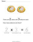 Simple Multiplying with Cakes