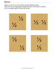 Divide Squares and Rectangles
