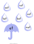 Raindrops Word Endings