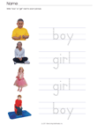 Boy and Girl / Gender