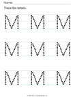 Uppercase M