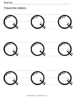 Uppercase Q