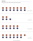 Even and Odd Numbers of Dots