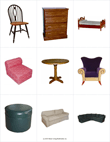 Furniture Flash Cards