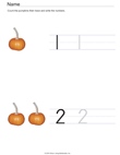 Numbers with Pumpkins