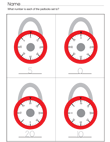 Numbers On A Padlock