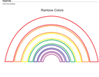 Rainbow with Indigo