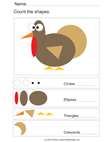 Count Turkey Shapes