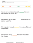 Conjunctions