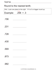 Round The Decimal Numbers