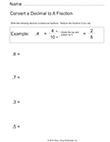 Convert Decimals to Fractions