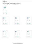 Expanded Decimal Numbers