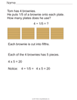 Divide A Whole Number By a Unit Fraction