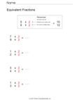 Equivalent Fractions