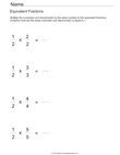 Equivalent Fractions