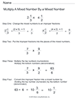 Multiplying Mixed Fractions