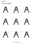 Letter A