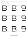 Letter B