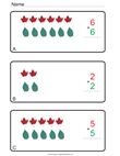 Leaf Addition Task Cards