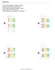 Add 3 Digits With Regrouping