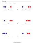 Balanced Equations with Sum Of 3