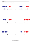 Balanced Equations with a Sum of 4