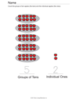 Count 10s and 1s With Apples