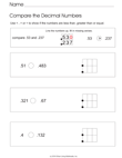 Compare Decimal Numbers