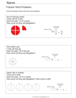 Fraction Word Problems