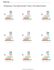 Multiply 2 Digit Numbers