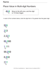 Place Value - Multi-Digit Numbers