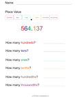 Place Value of Multidigit Number