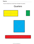 Quarters of A Rectangle