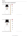 Measure the Snowmen