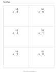 Vertical Multiplication By 10