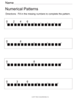 Numerical Patterns