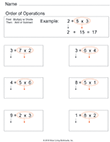 Order of Operations