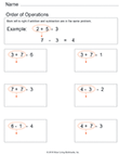 Order of Operations